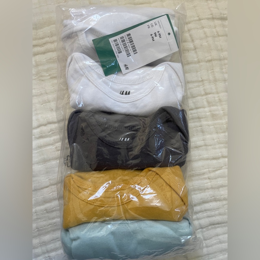 H&M Baby Multi-Color long sleeved Shirt Pack